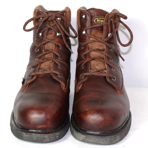Wolverine Tremor 6" Steel Toe DuraShock Leather Work Boot Men's Sz 13 EW W04325 - Picture 2 of 14